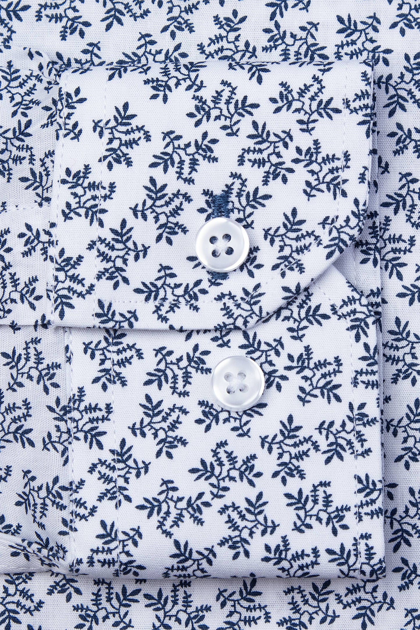Brooks Floral Untuckable Slim Fit Dress Shirt by Alynn: S-2XL