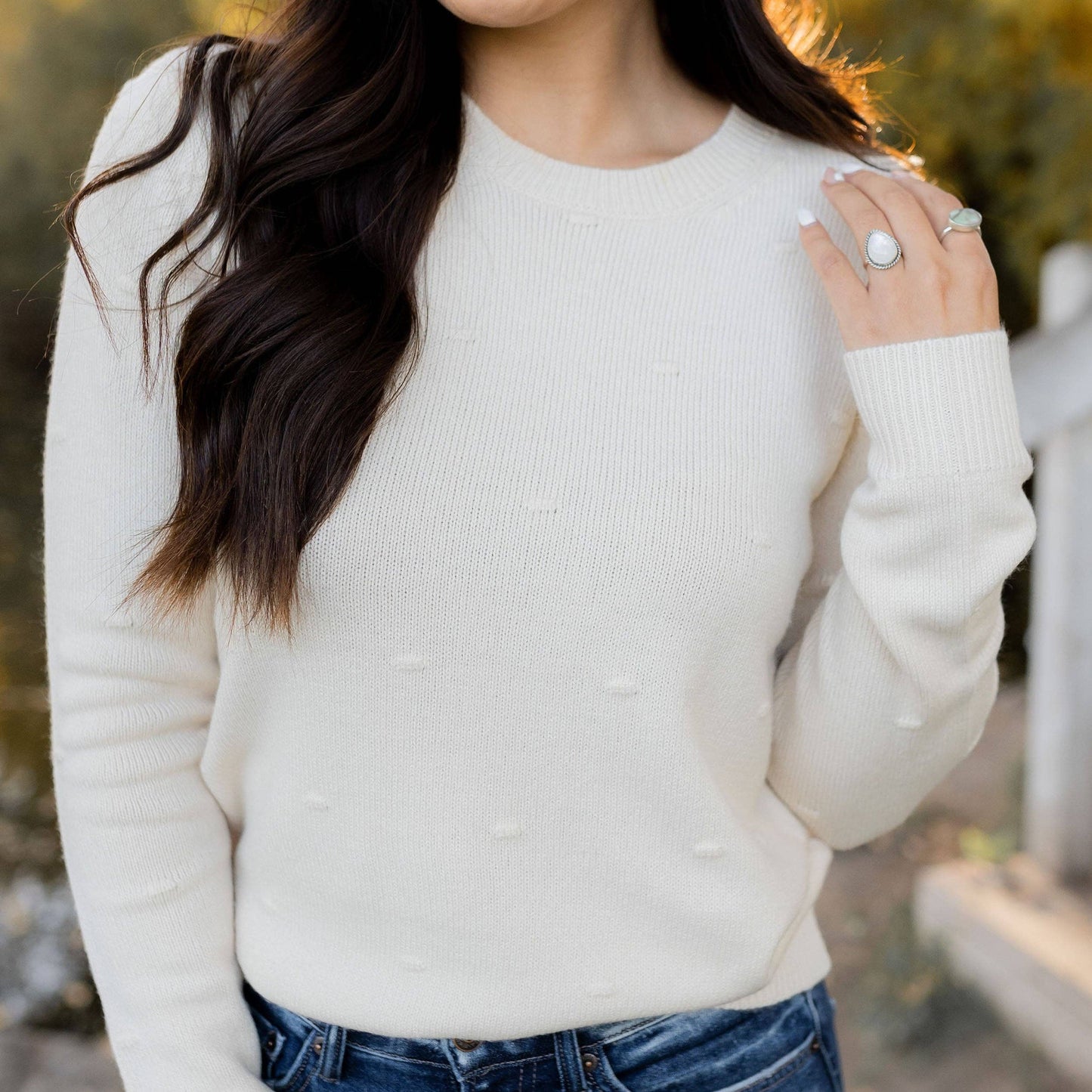 Emery Sweater - Cream: S-2XL