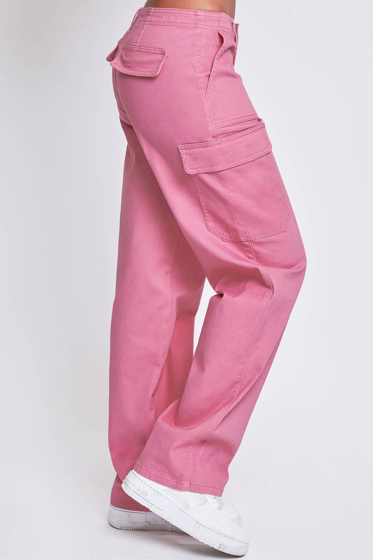 Porkchop Cargo Pkt Straight Leg Pant: Flamingo / Junior / 11