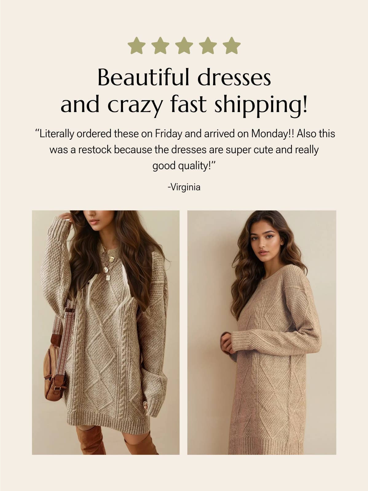 Lone Star Button V Neck Cardigan: Khaki / 65%Acrylic+35%Polyamide / S-XL