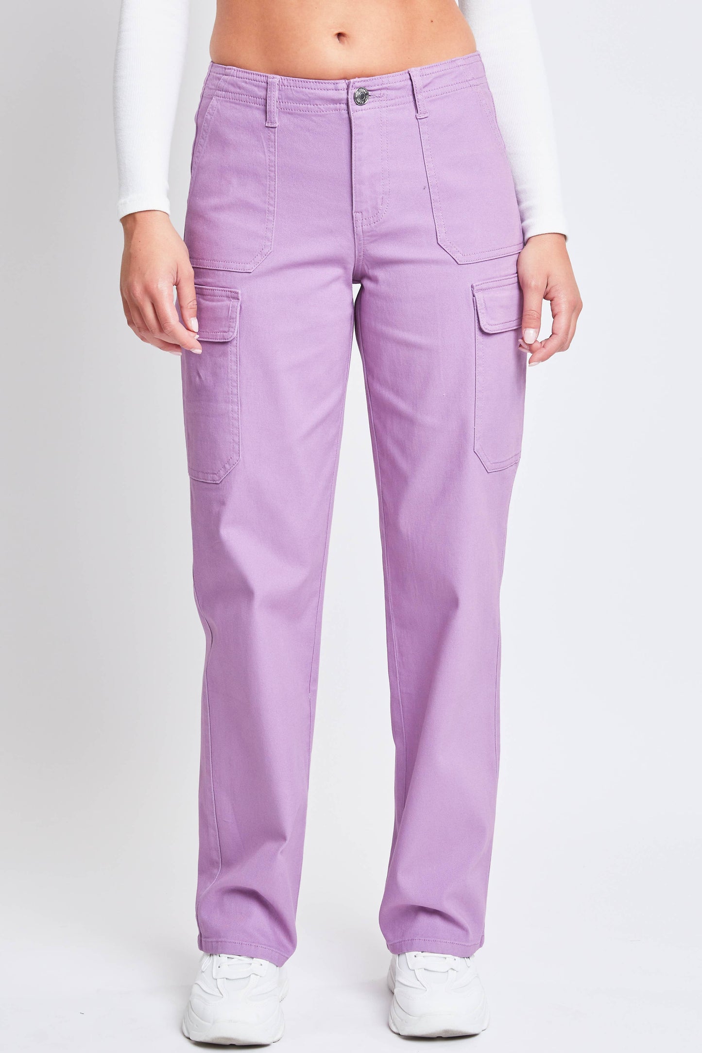 Porkchop Cargo Pkt Straight Leg Pant: Flamingo / Junior / 11