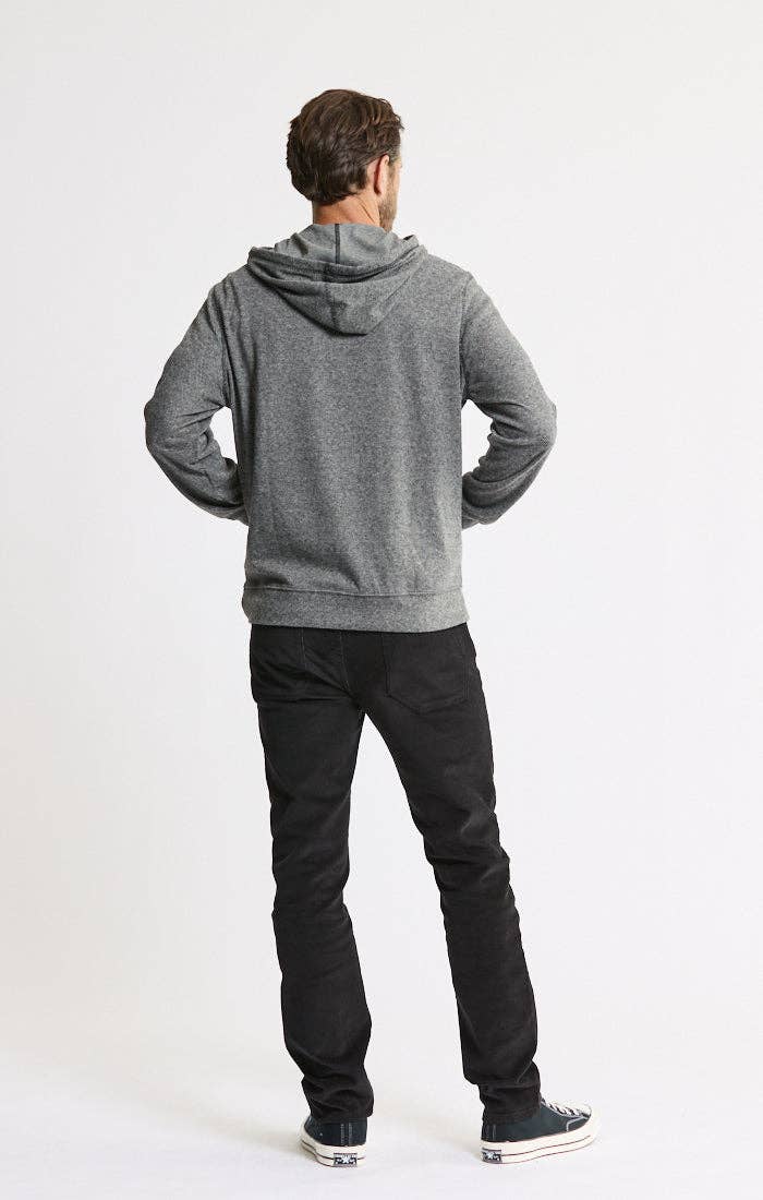 Knit Flannel Pullover Hoodie: IVORY / S-XL