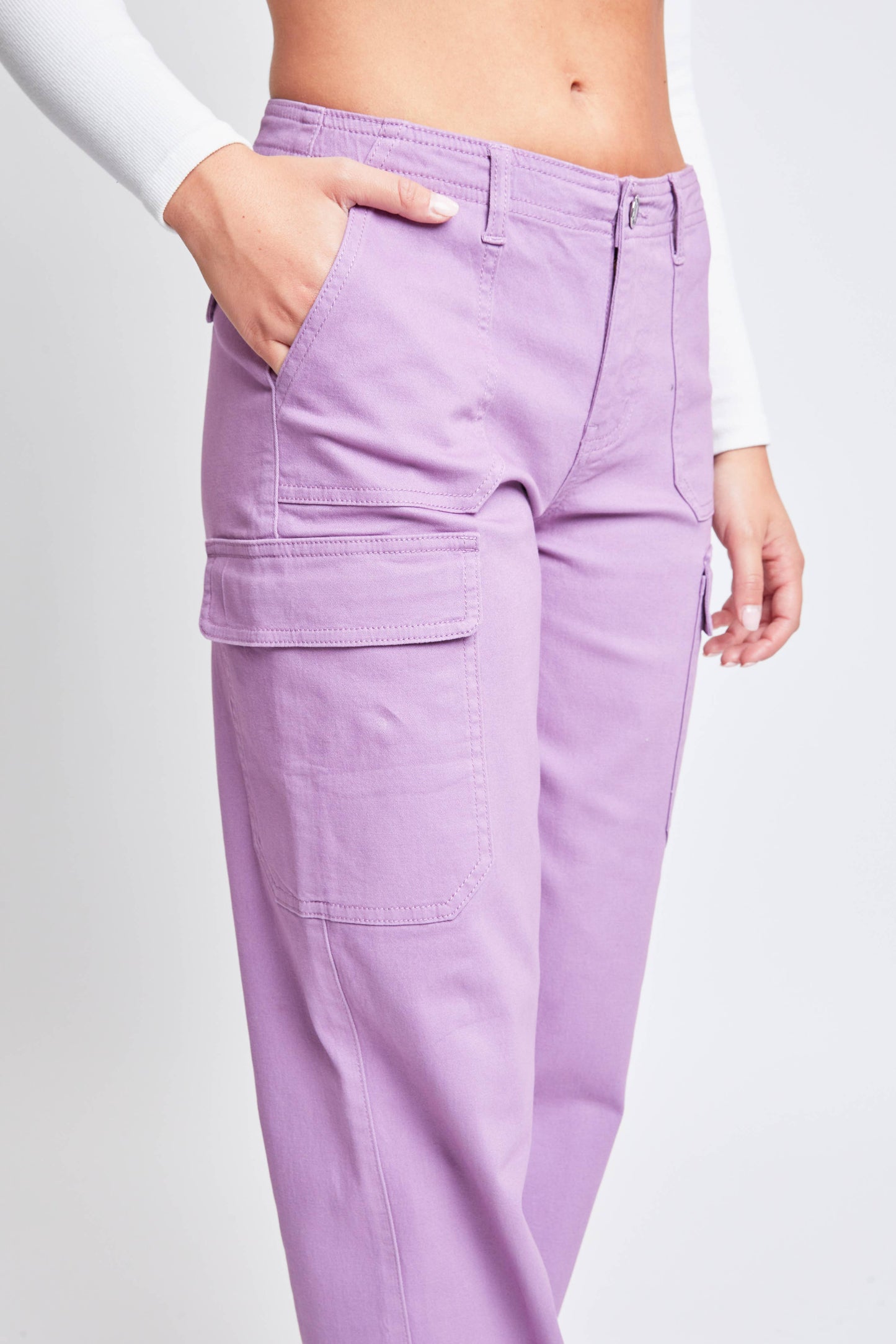 Porkchop Cargo Pkt Straight Leg Pant: Flamingo / Junior / 11